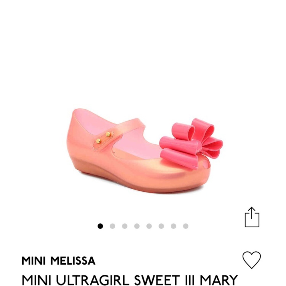 New Size 5 Mini Melissa ultra girl kids toddler